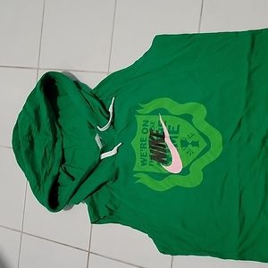 Muscle Hooded Nike Runners Top